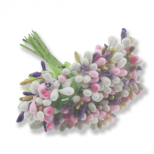 12 Demet (144 Adet) Çok Renkli Pıtırcık Çiçek - 3