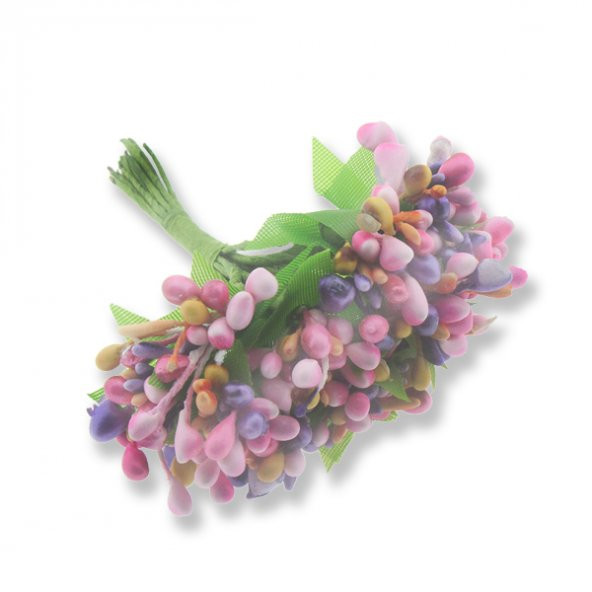 12 Demet (144 Adet) Çok Renkli Pıtırcık Çiçek - 5