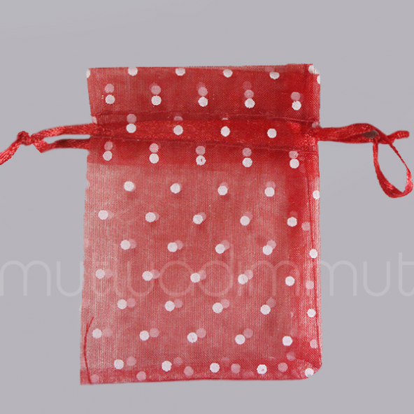 12 Adet Puanlı Kese 7x9cm - 2