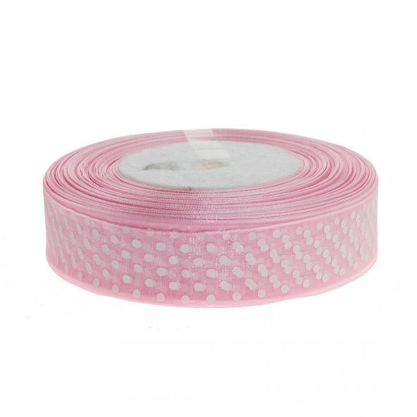 2,5cm X 50m Puanlı Organze Kurdela - 3