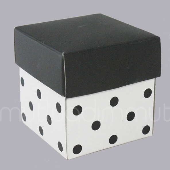 50 Adet 5x5cm Puanlı Demonte Karton Kutu - 3