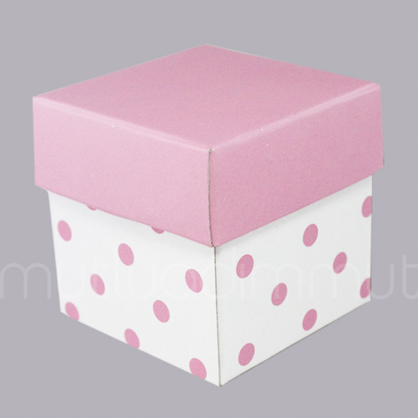 50 Adet 5x5cm Puanlı Demonte Karton Kutu - 4