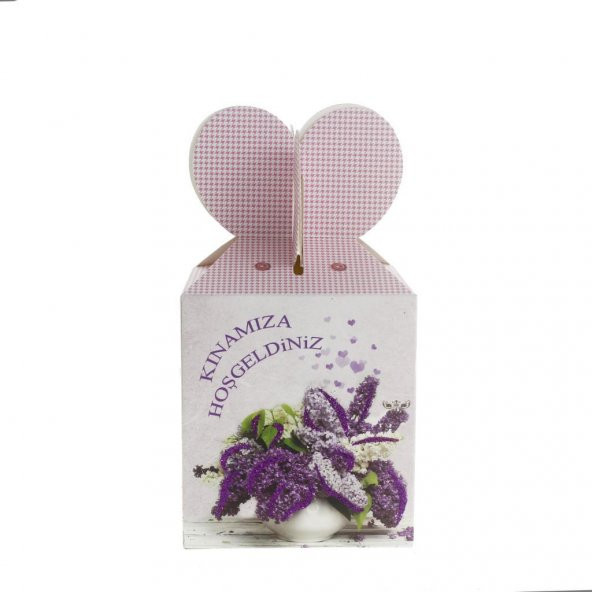 12 Adet 10x16cm Kınamıza Hoşgeldiniz Karton Kutu - 2