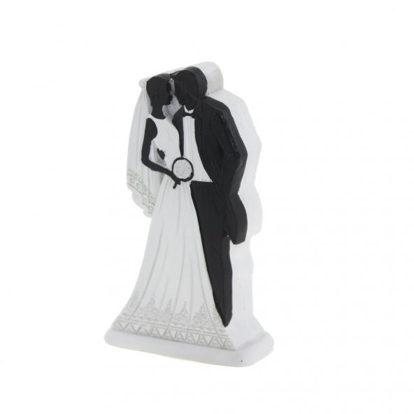 10cm Gelin Damat Büyük Biblo Ayakta 1 Adet - 2