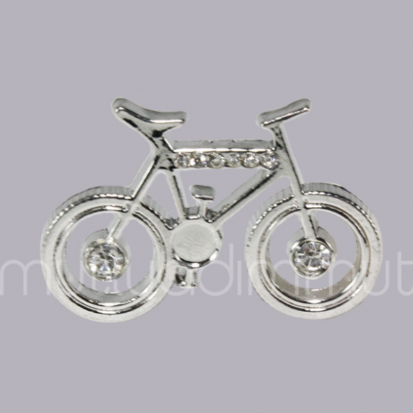 10 Adet Taşlı Metal Bisiklet - 3
