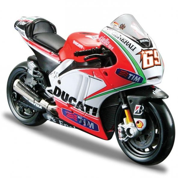 Maisto 1:18 Ducati Nicky Hayden 2012 Model Motorsiklet