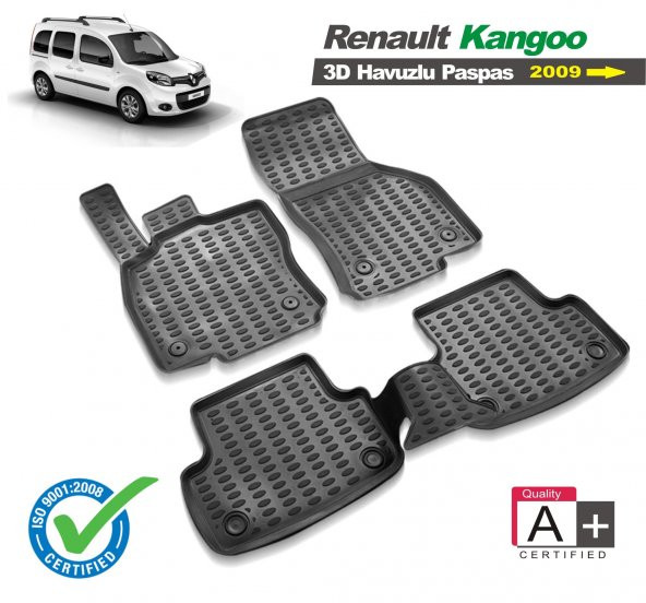 Renault Kangoo 3D Havuzlu Paspas