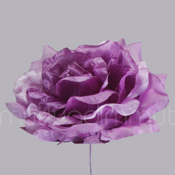 6 Adet 10cm  Kumaş Gül Çİçek - 5