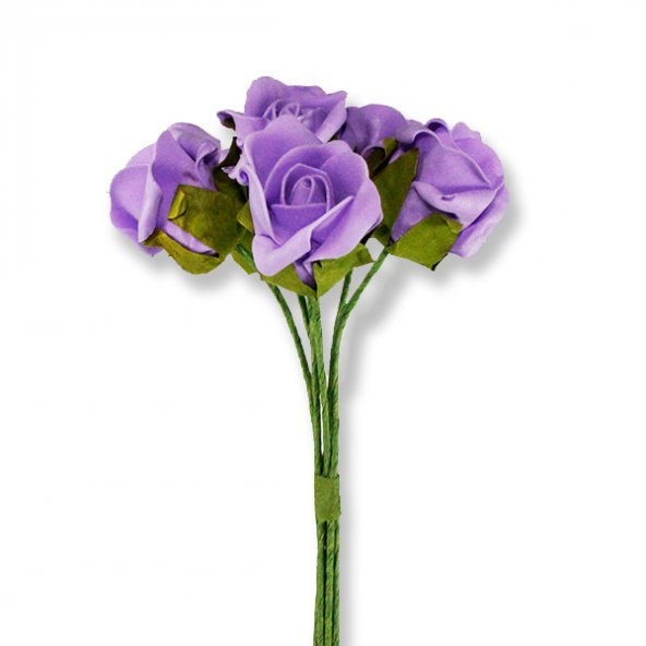 5 Demet (30 Adet) Lateks 4,5cm Gül Çiçek - 6