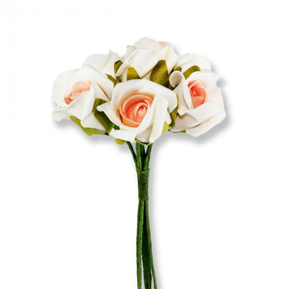 5 Demet (30 Adet) Lateks 4,5cm Gül Çiçek - 7