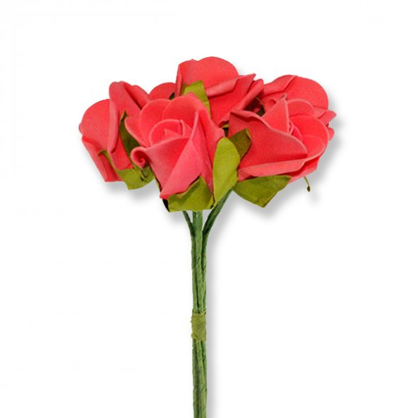 5 Demet (30 Adet) Lateks 4,5cm Gül Çiçek - 9