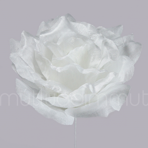 6 Adet 10cm  Kumaş Gül Çİçek - 10