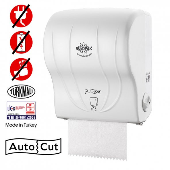 Rulopak Auto Cut Havlu Makinası 21 cm (beyaz)