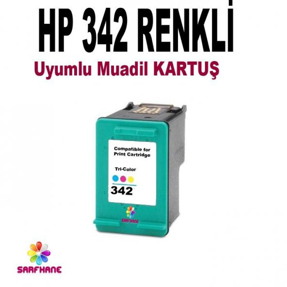 HP 342 Renkli Muadil Kartuş