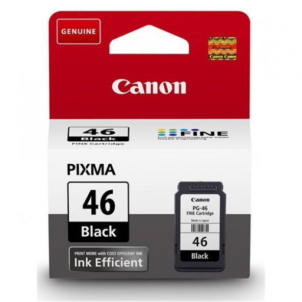 Canon PG-46 Mürekkep Kartuş Siyah (46)