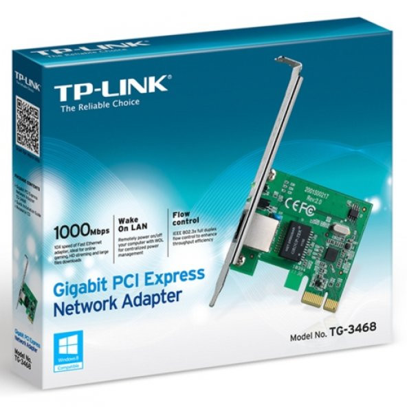 TP-Link TG-3468 10/1000Mbps Gigabit PCI Express
