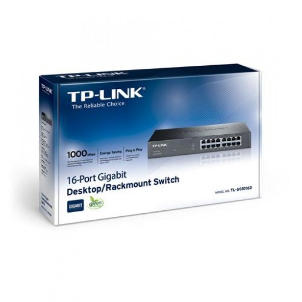 TP-Link TL-SG1016D Gigabit RackMount Swich