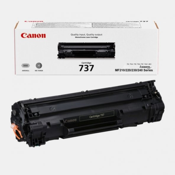 Canon CRG-737Bk Toner Kartuş Siyah