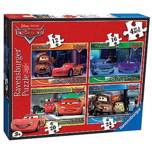 Ravensburger 4 İn A Box Puzzle - Wd Cars