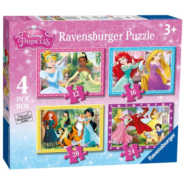 Ravensburger 4 İn A Box Puzzle - Wd Princess
