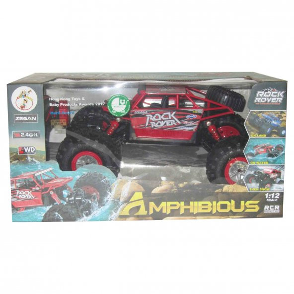 1:12 Rock Crawler Suda Yüzen Araba Uzaktan Kumandalı