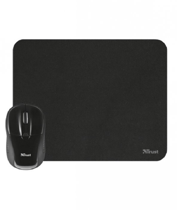 Trust 21979 Primo Wireless Mouse&MousePad Black