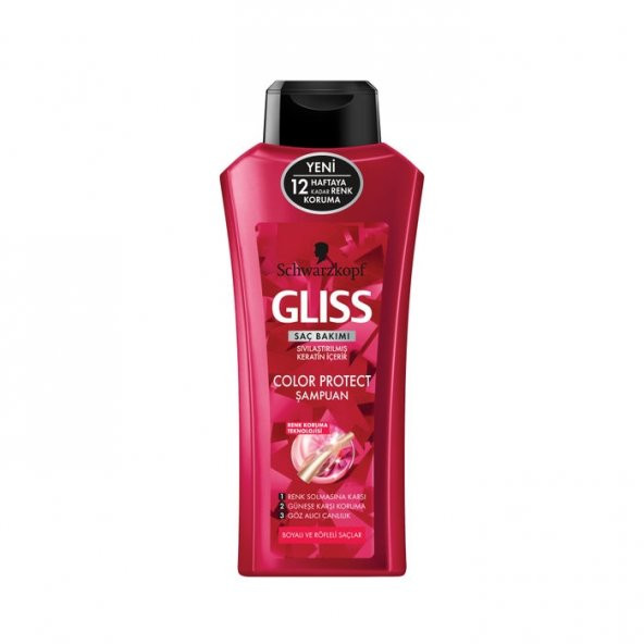 Gliss 600 ml Şampuan + saç bakımı Color Protect