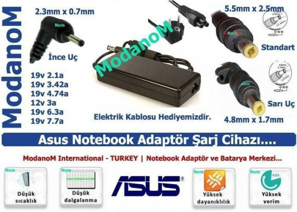Asus EXA1202YH Adaptör Laptop Şarj Aleti