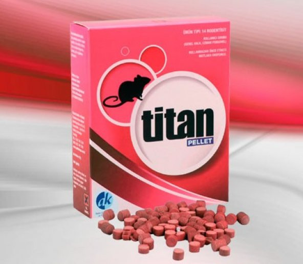 TİTAN PELLET 80GR FARE ZEHİRİ