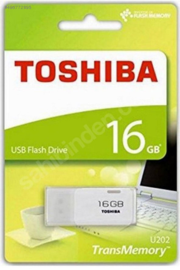 Toshiba Hayabusa 16 GB Usb Flash Bellek Beyaz