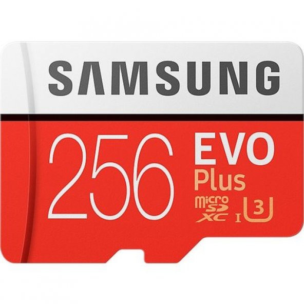 Samsung EVO Plus 256GB 100 MB/s microSDXC Kart (SD Adaptör) MB-MC256GA/EU