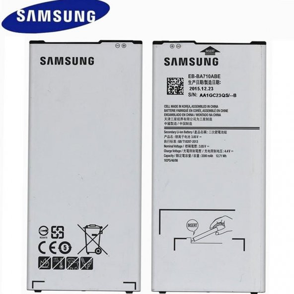 Samsung Galaxy A7 2016 Orjinal Batarya Pil 3300 ( Eb-Ba710Abe )