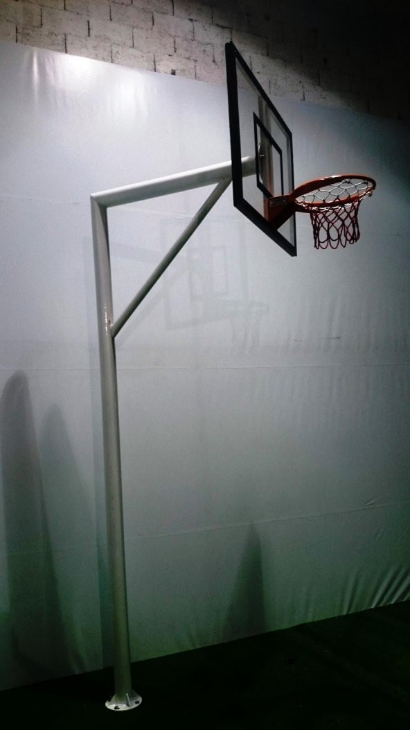 Adelinspor Basketbol Potası Sabit Çember 90*120 10 mm Cam Panya - 6