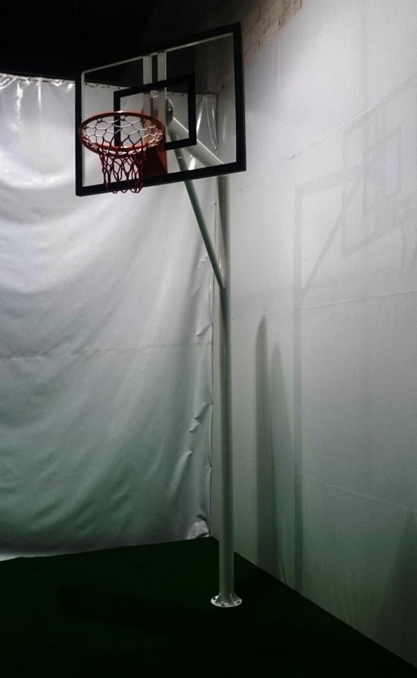Adelinspor Basketbol Potası Sabit Çember 90*120 10 mm Cam Panya - 7