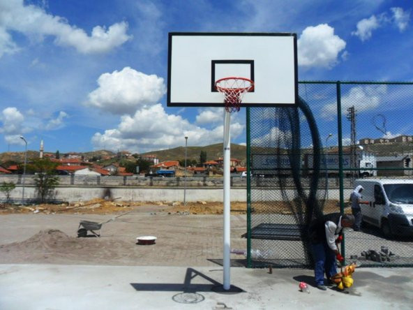 Adelinspor Basketbol Potası Sabit Çember 105*180 1,5 mm Sac Panya - 5
