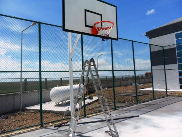 Adelinspor Basketbol Potası Sabit Çember 105*180 1,5 mm Sac Panya - 6