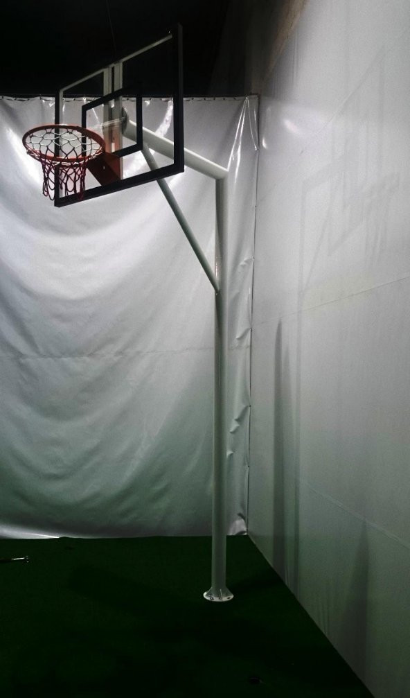 Adelinspor Basketbol Potası Sabit Çember 90*120 10 mm Cam Panya - 9