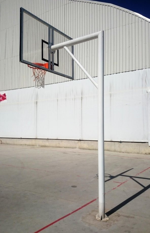 Adelinspor Basketbol Potası Yaylı Çember 105*180 12 mm Cam Panya - 4