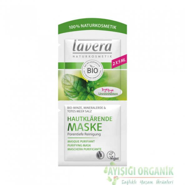 Lavera Cilt İçin Arındırıcı Temizleme Maskesi - Naneli 10 ml