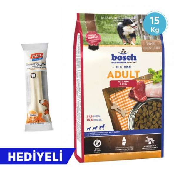 Bosch Lamb Rice Yetişkin Köpek Kuzu Etli ve Pirinçli 15 Kg