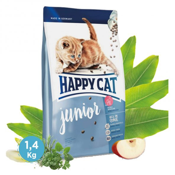 Happy Cat Junior Tavuk ve Somonlu Yavru Kedi Maması 1,4 Kg