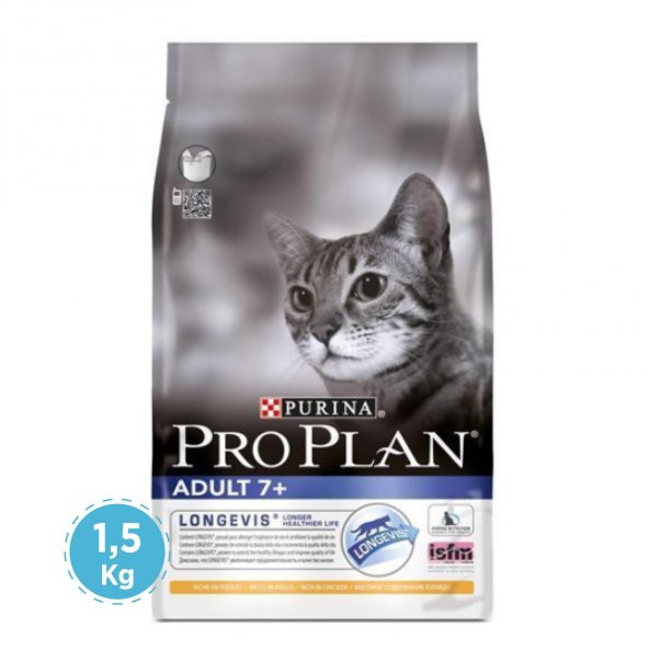 Pro Plan Tavuklu&Pirinçli İleri Yaş (+7) Kedi Maması 1,5 Kg