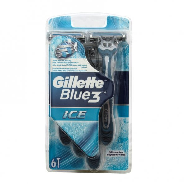 Gillette Blue 3 - 6 Lı Ice