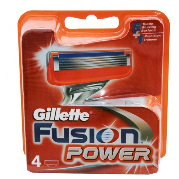 Gillette Tıraş Bıçağı Fusion Power 4 Lü Başlık