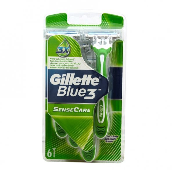 Gillette Blue 3 - 6 Lı Sensecare