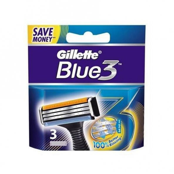 Gillette Tıraş Bıçağı Blue 3 3lü Yedek