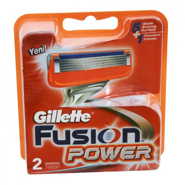 Gillette Tıraş Bıçağı Fusion Power 2 Li Başlık