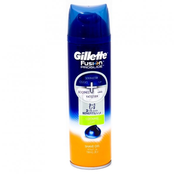 Gillette Tıraş Jeli Fusion Proglide 200Ml.(Serinletici)