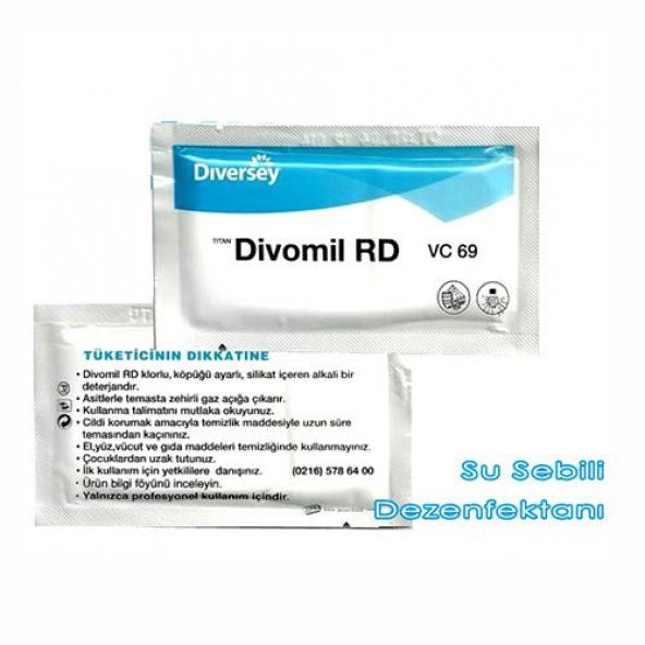 Diversey Divomil RD VC69 Su Sebili Dezenfektanı. 356 - 3