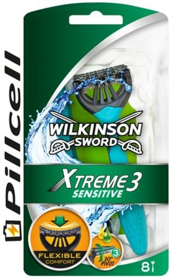 Wilkınson Sword Xtreme 3 Sensetive 8 li
